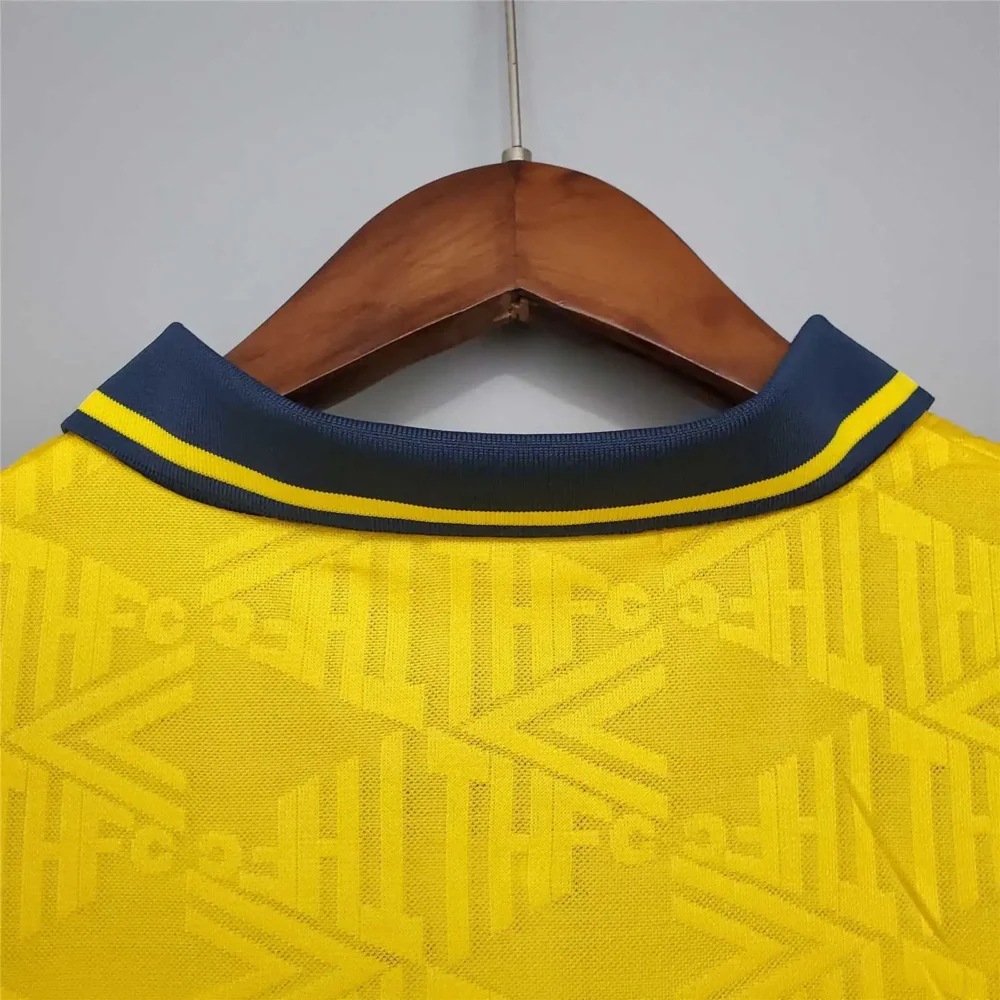 Tottenham Hotspur Retro Football Jersey Away Custom Shirt 1992/94 - Image 8