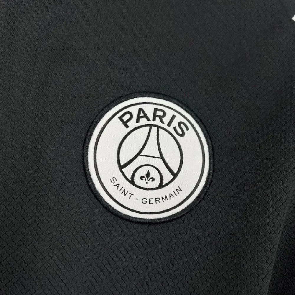 PSG Football Jersey Black Special Edition Custom Shirt 2024/25 - Image 4