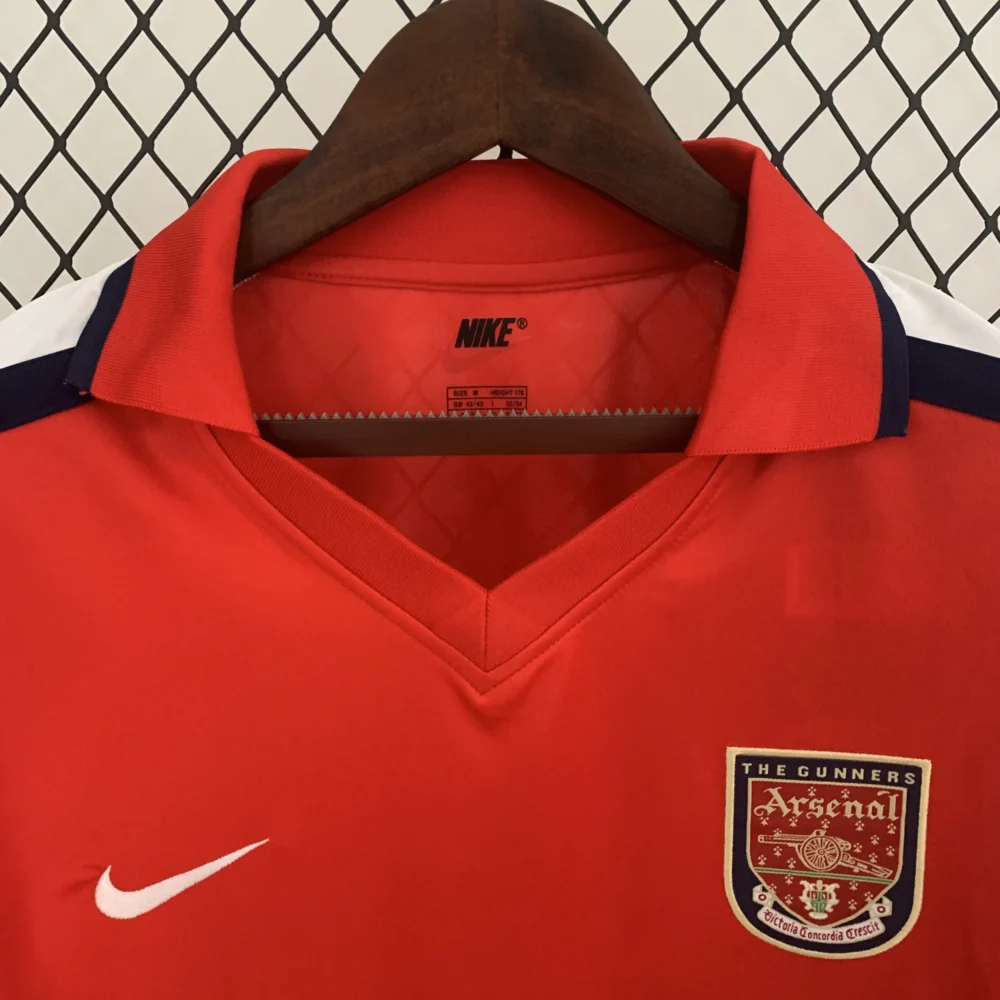 Arsenal Soccer Retro Jersey Home Custom Shirt 2000-02 - Image 3