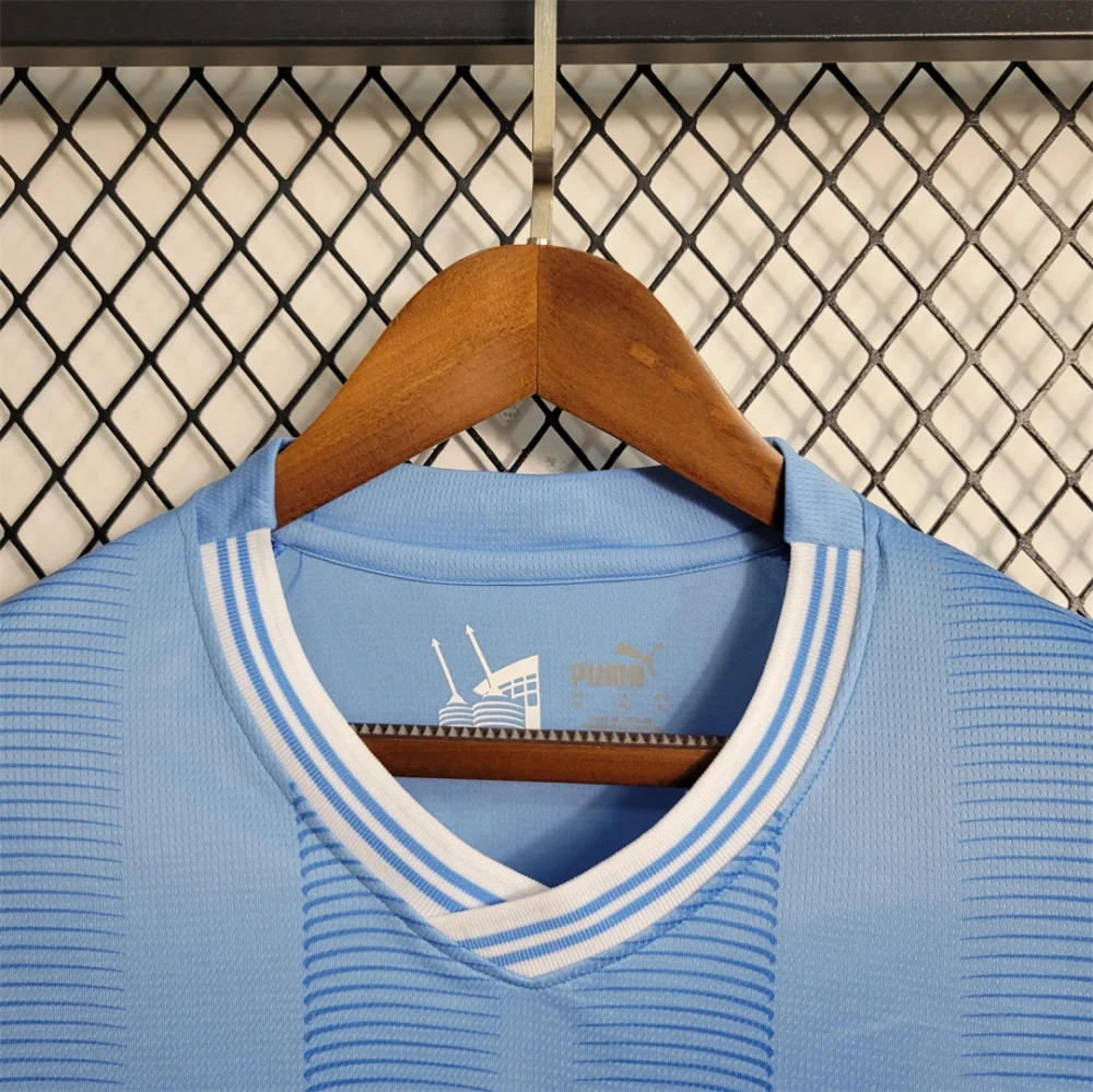 Manchester City Football Jersey Home Long Sleeve Shirt 2023/24 - Image 7