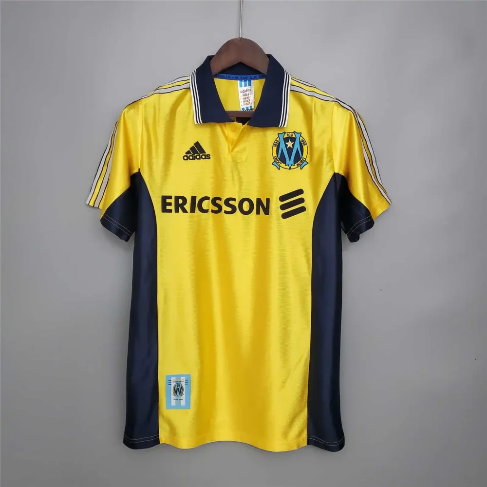 Marseille Retro Soccer Jersey Away Custom Shirt 1998-99