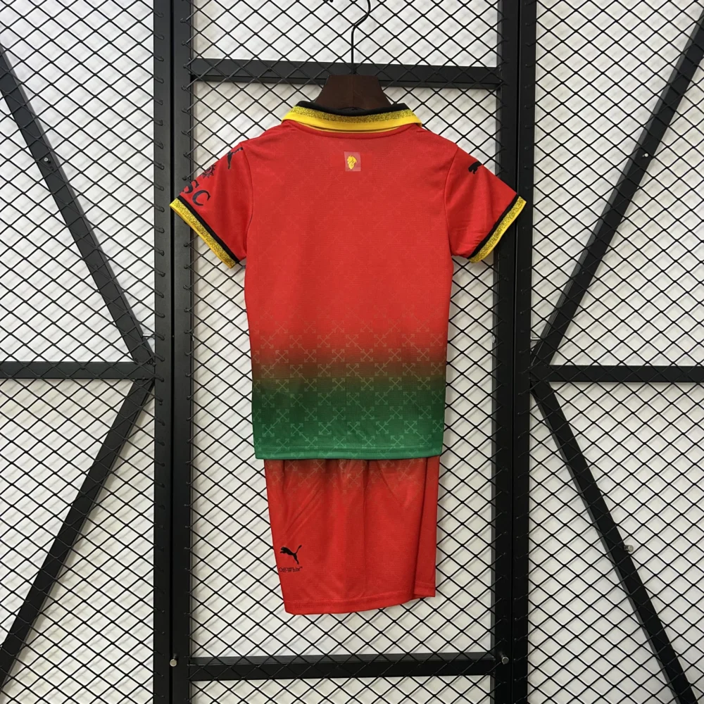 AC Milan Soccer Jersey Fourth Away Goalkeeper Kids Kit Jersey+Shorts 2024/25 - Image 2