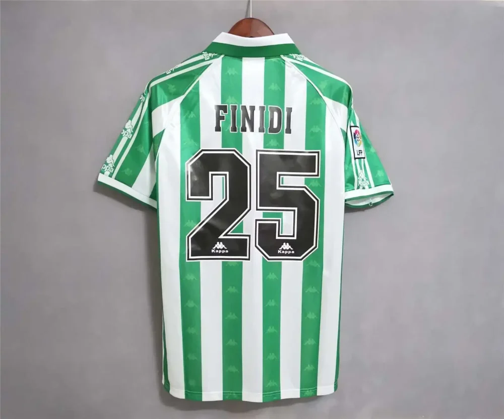 Real Betis Retro Jersey Home Soccer Shirt 1995/97 - Image 8