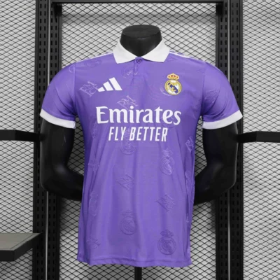 Real Madrid Authentic Soccer Jersey Retro Style Special Edition Shirt 2025/26