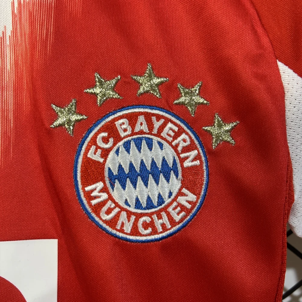 Bayern Munich Home Kids Kit Jerseys+Shorts 2025/26 - Image 5