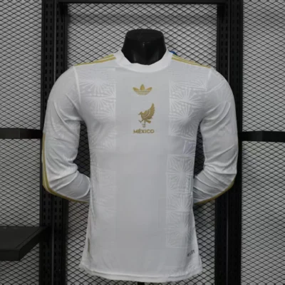 Mexico Authentic White Special Long Sleeve Soccer Jersey 2025