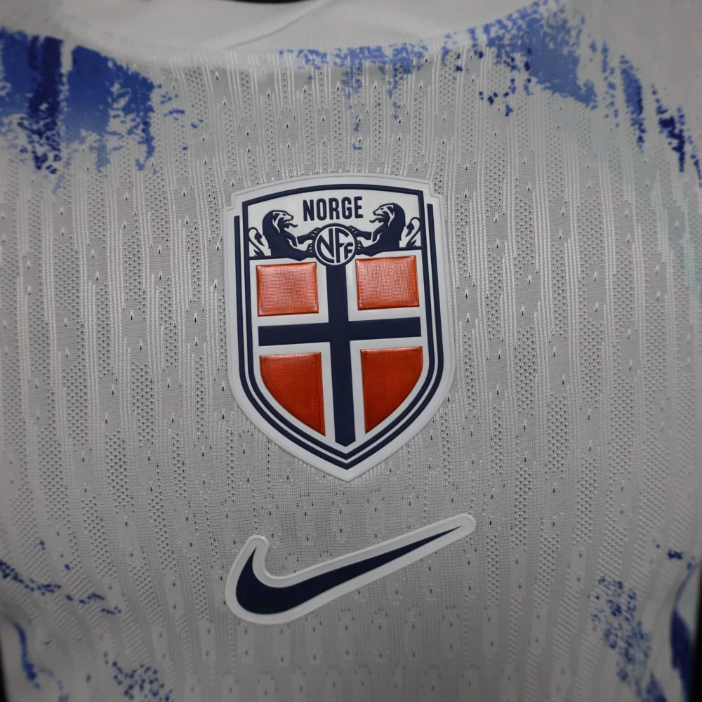 Norway Authentic Soccer Jersey Away Shirt 2024 - Image 4