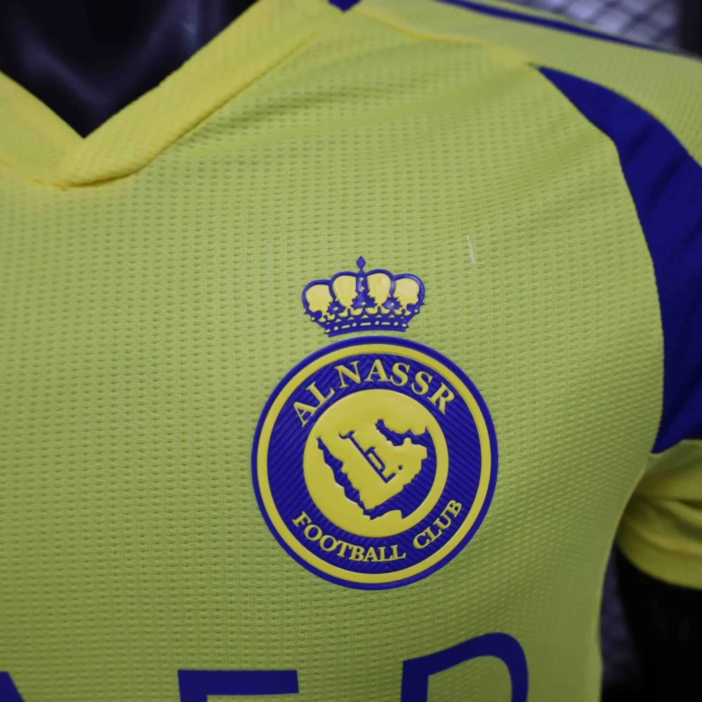 Al Nassr Authentic Soccer Jersey Home Shirt 2024/25 - Image 4