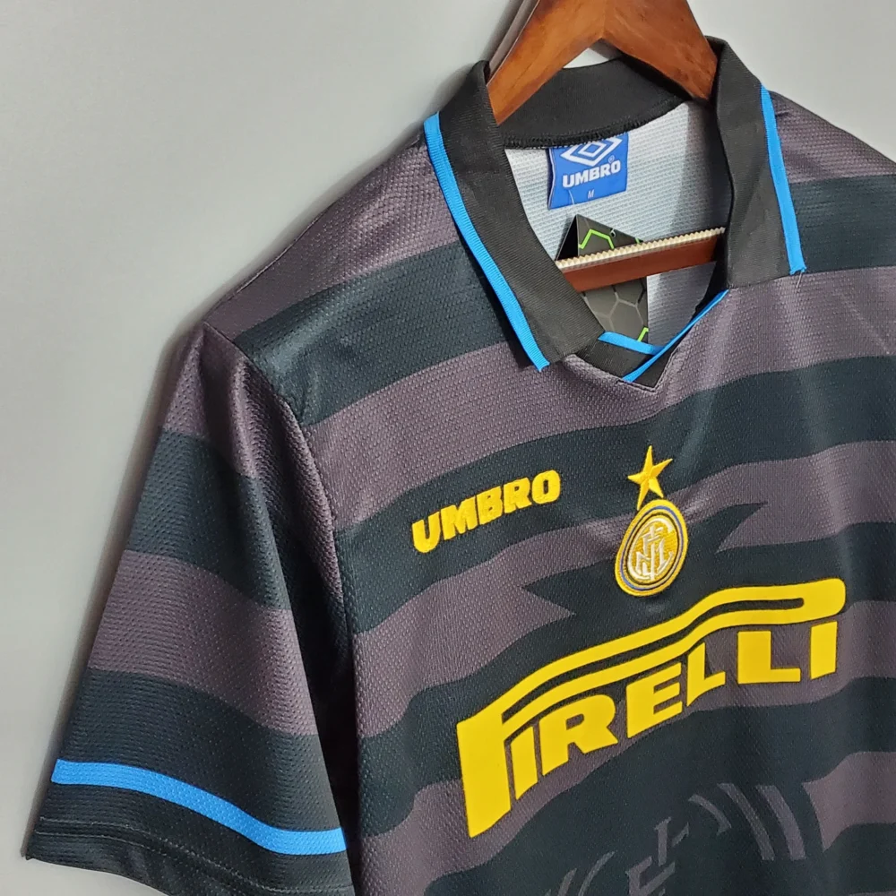 Inter Milan Jersey Custom Third Away Soccer Jersey 1997/98 - Image 7