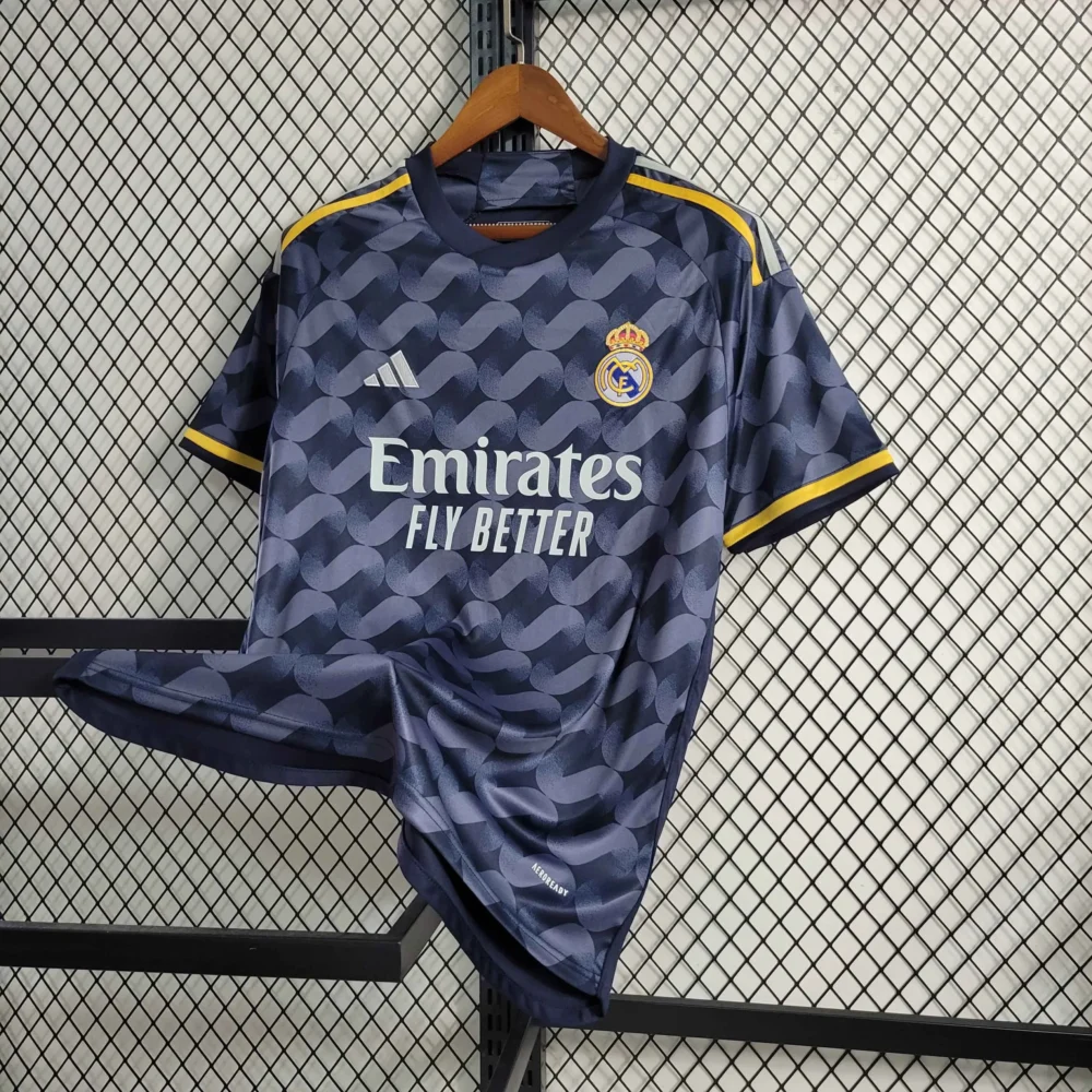 Real Madrid Soccer Jersey Away Custom Shirt 2023/24 - Image 3