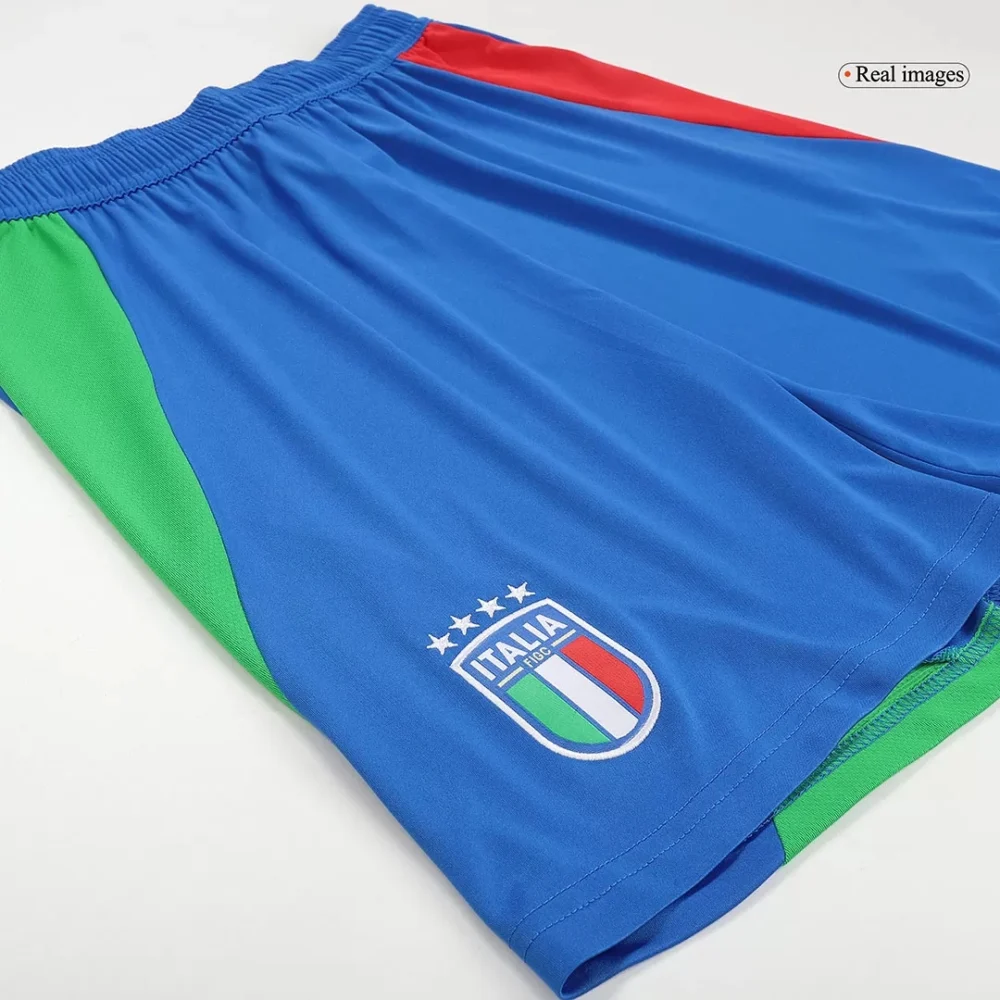 Italy Soccer Jersey Away Custom Shorts EURO 2024 - Image 3
