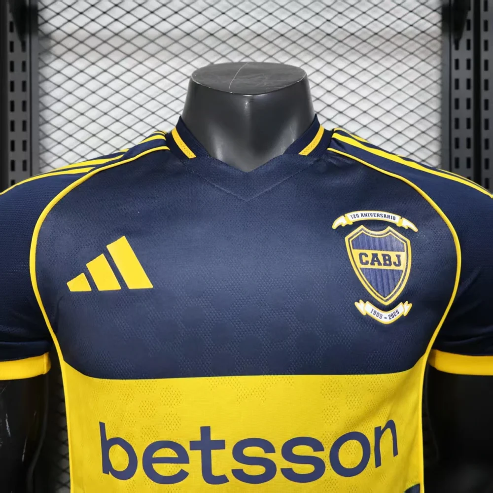 Boca Juniors Authentic Soccer Jersey Home Shirt 2025/26 - 120th Anniversary - Image 3