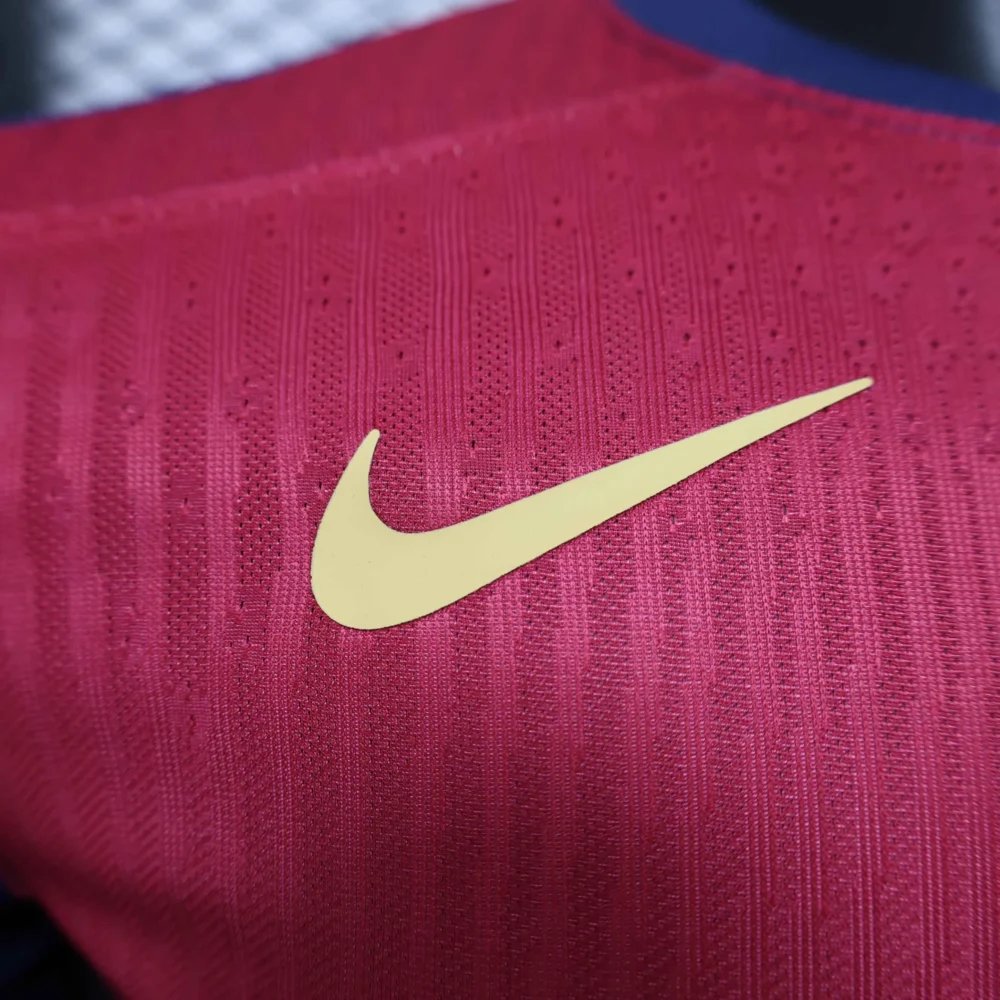Authentic Soccer Jersey Barcelona Home Long Sleeve Shirt 2024/25 - Image 4