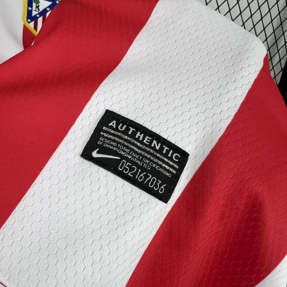 Atletico Madrid Retro Soccer Jersey Home Shirt 2012/13 - Image 7