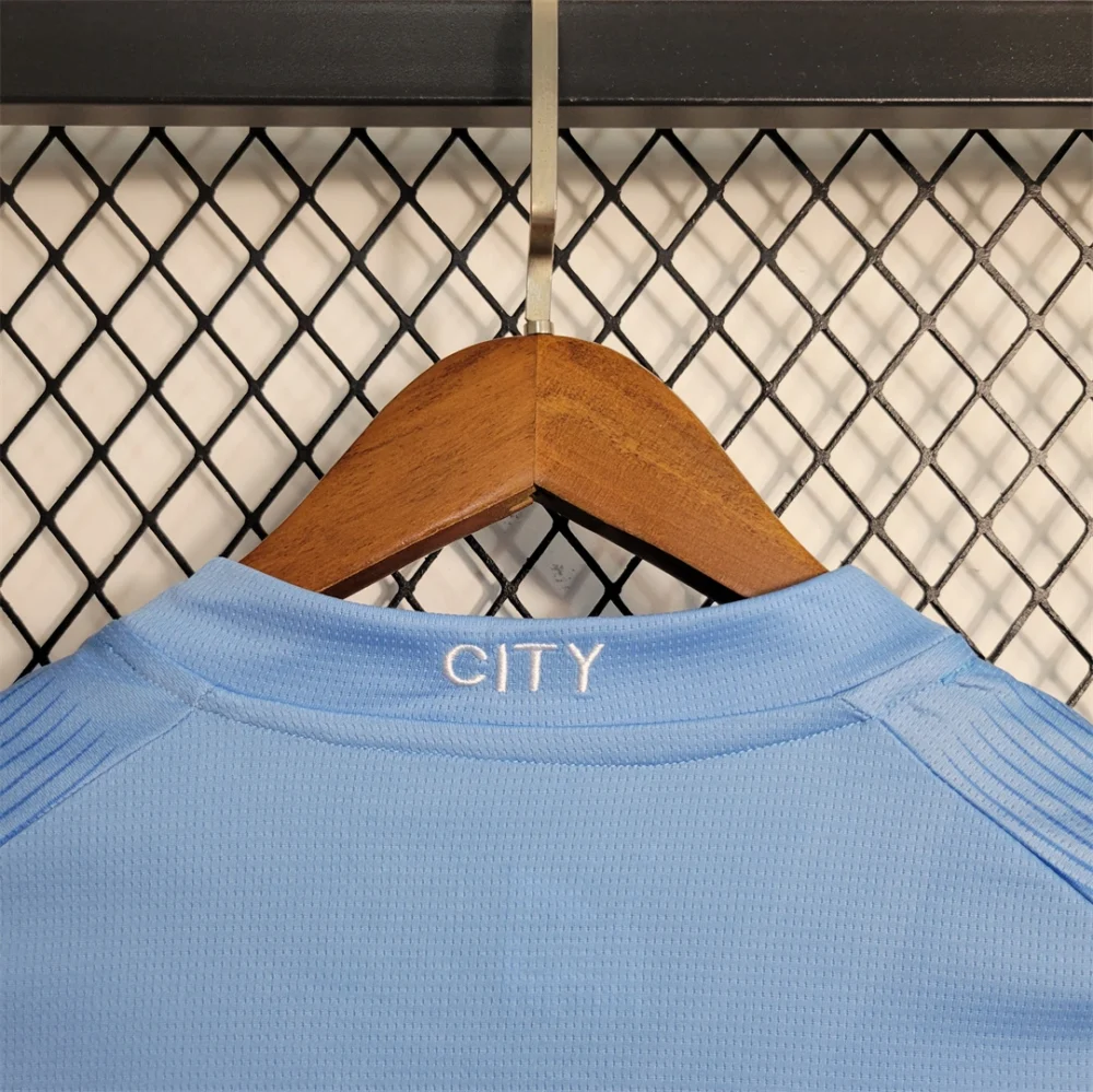 Manchester City Football Jersey Home Long Sleeve Shirt 2023/24 - Image 9