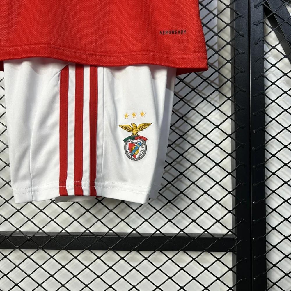 Benfica Soccer Jersey Home Kids Kit Jersey+Shorts 2025/26 - Image 9
