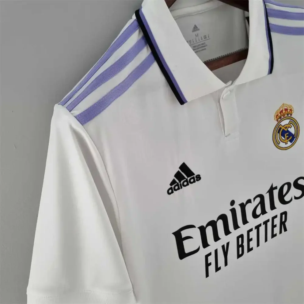Real Madrid Soccer Jersey Home Custom Shirt 2022/23 - Image 7
