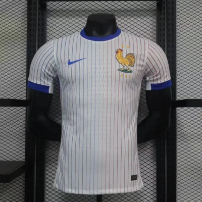 France Authentic Soccer Jersey Away Shirt EURO 2024