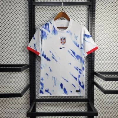 Norway Soccer Jersey Away Custom Shirt 2024