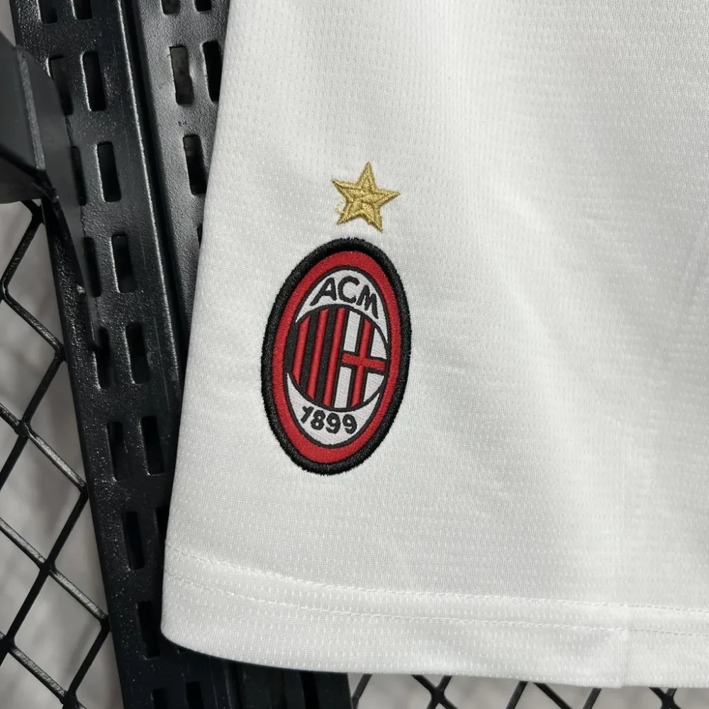 AC Milan Soccer Jersey Home Custom Shorts 2024/25 - Image 3