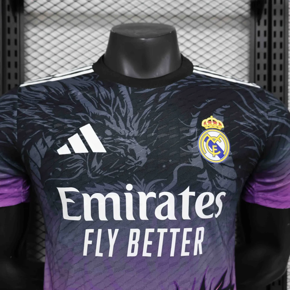Real Madrid Authentic Soccer Jersey Dragon Special Edition Shirt 2024/25 - Image 3