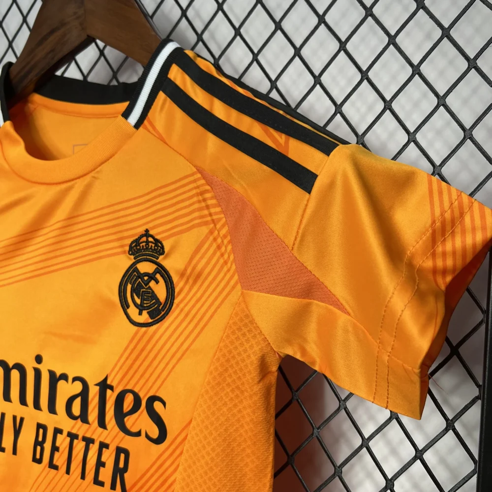 Real Madrid Soccer Jersey Away Custom Kids Kit Jersey+Shorts 2024/25 - Image 6