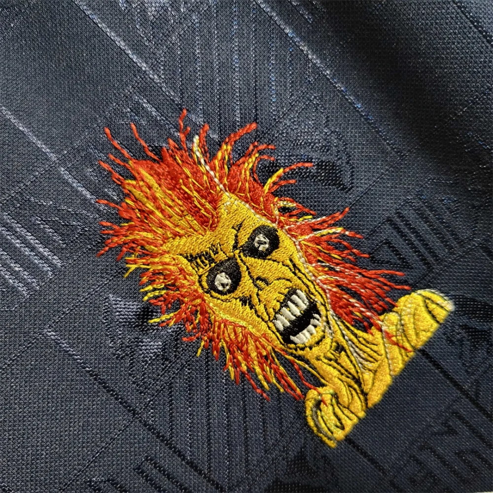 West Ham United Retro Football Jersey Iron Maiden Home Joint Board Shirt 1999/01 - Image 6