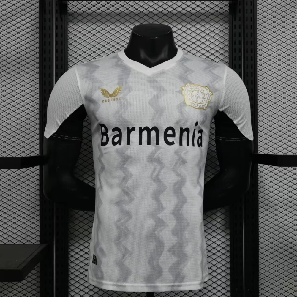 Bayer 04 Leverkusen Authentic Soccer Jersey Away Shirt 2024/25