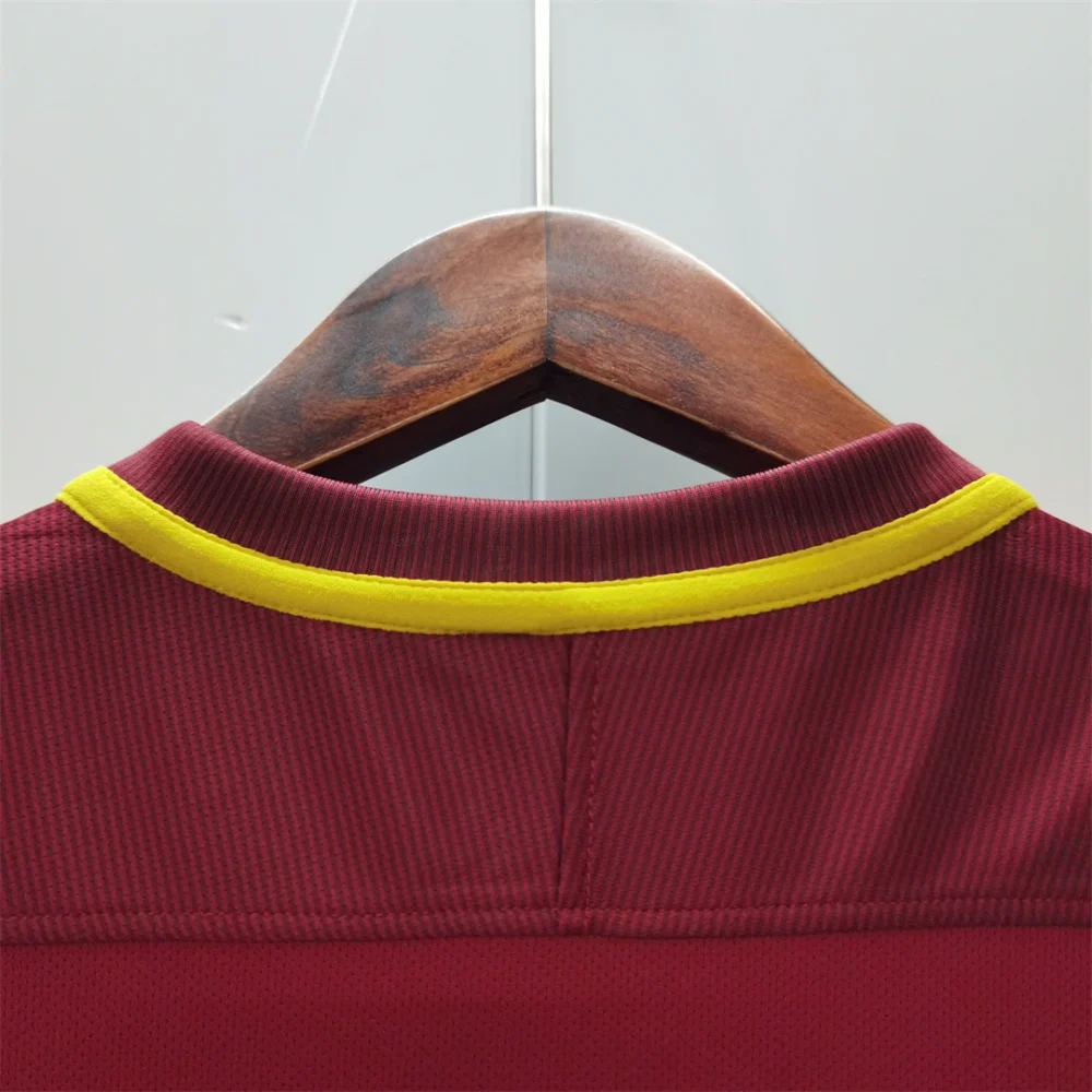 Roma Retro Soccer Jersey Home Custom Shirt 2017/18 - Image 9