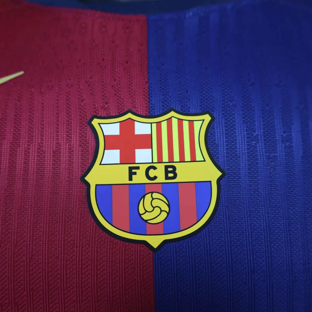 Authentic Soccer Jersey Barcelona Home Long Sleeve Shirt 2024/25 - Image 5