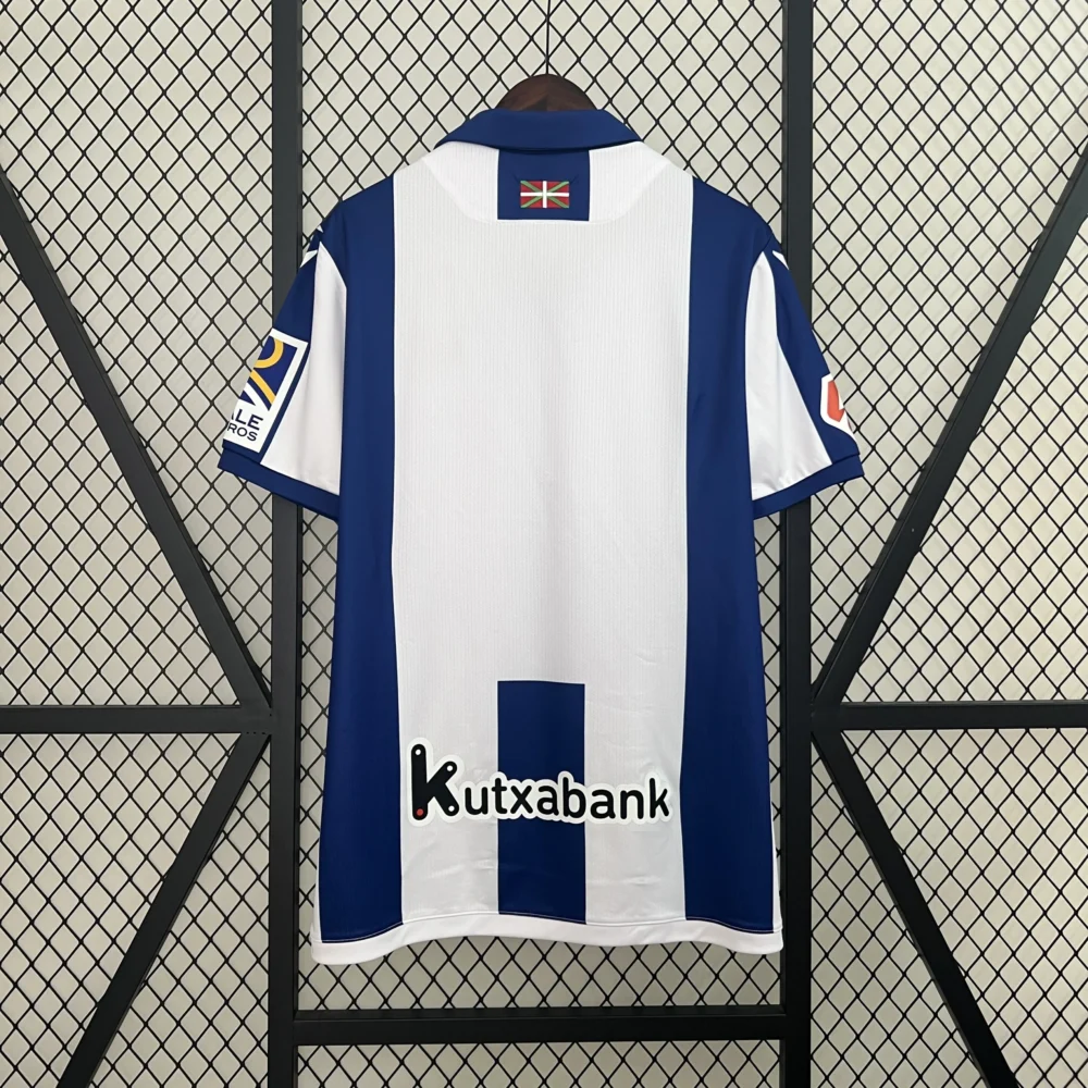 Real Sociedad Soccer Jersey Home Custom Shirt 2024/25 - Image 2