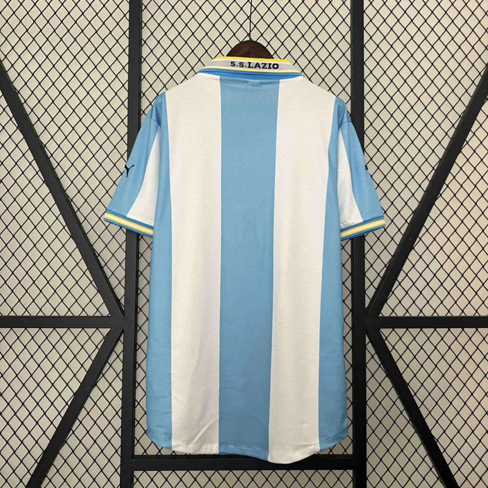 Lazio Retro Soccer Jersey Home Custom Shirt 1999-00 - Image 2