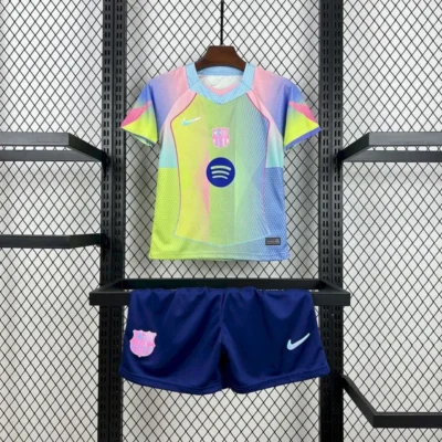 Barcelona Special Edition Soccer Kids Kit Jersey+Shorts 2025/26
