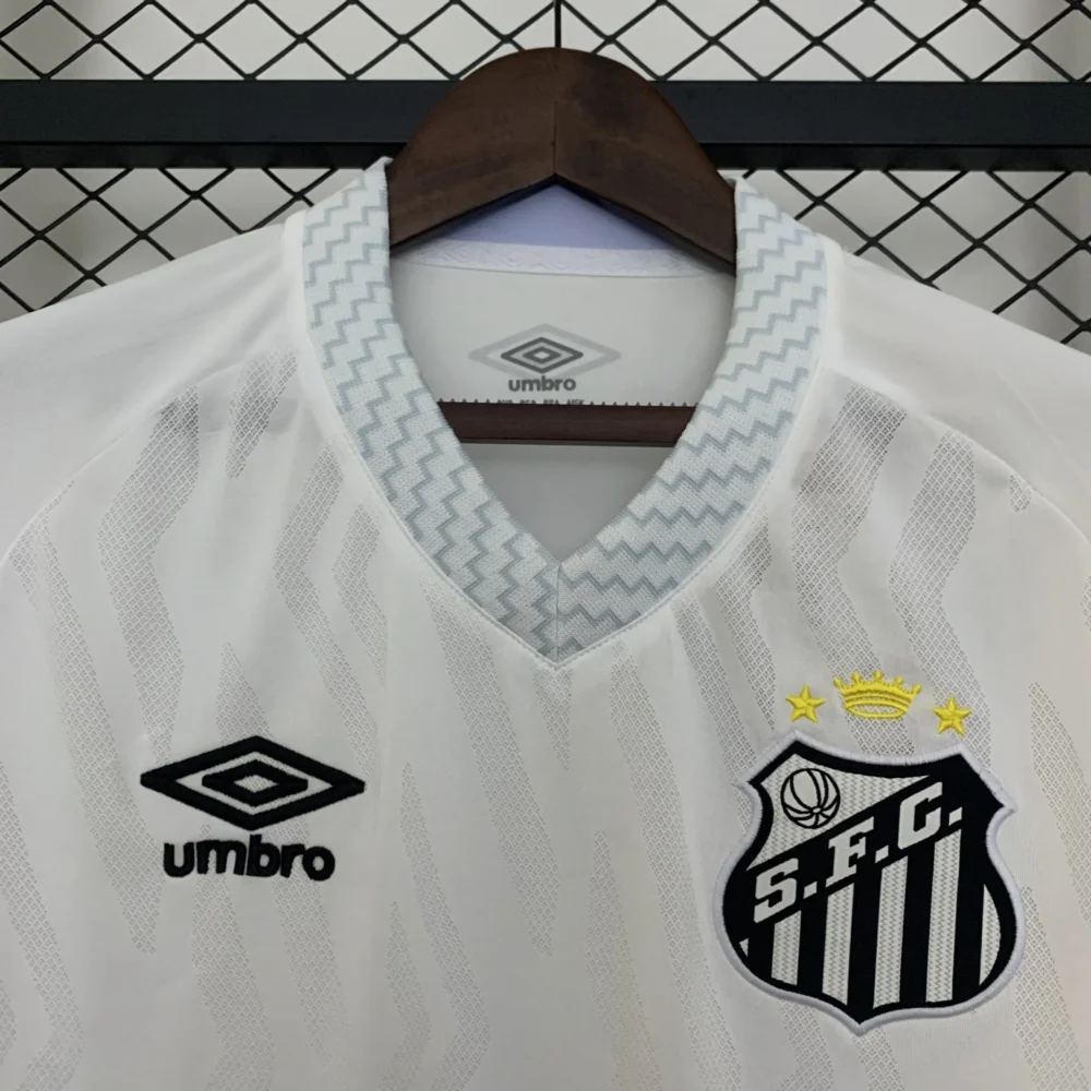 Santos FC Soccer Jersey Home Custom Shirt 2025 - Image 3