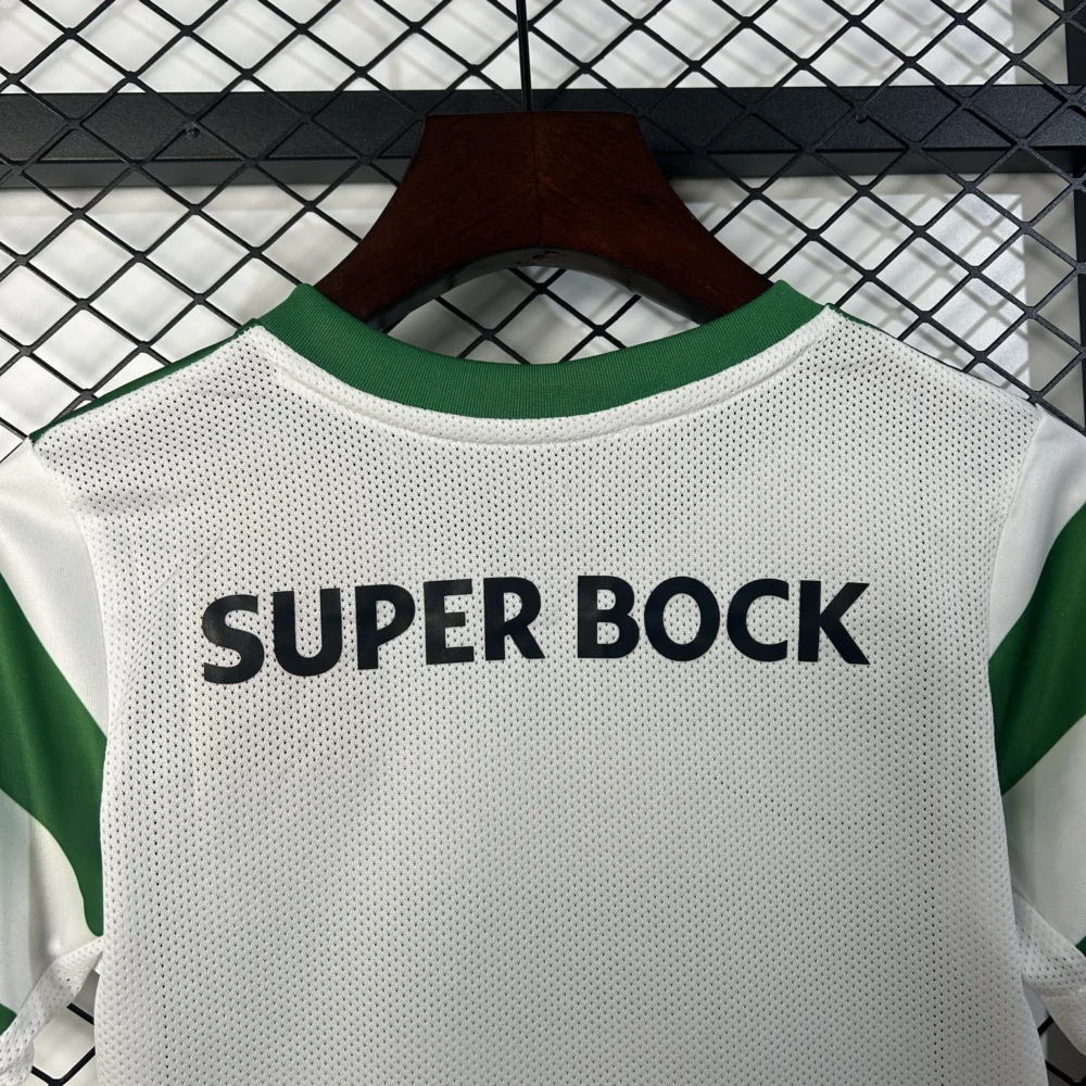 Sporting CP Soccer Jersey Home Kids Kit Jersey+Shorts 2025/26 - Image 6