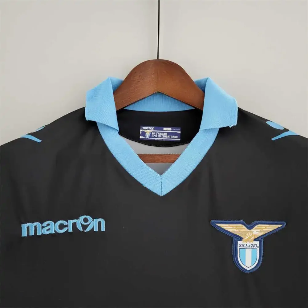 Lazio Retro Soccer Jersey Away Eagle Shirts Macron 115th Anniversary 2015/16 - Image 3