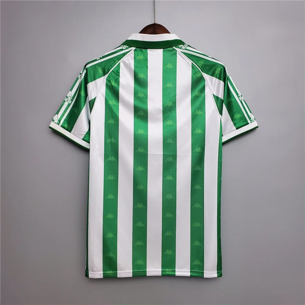 Real Betis Retro Jersey Home Soccer Shirt 1995/97 - Image 2