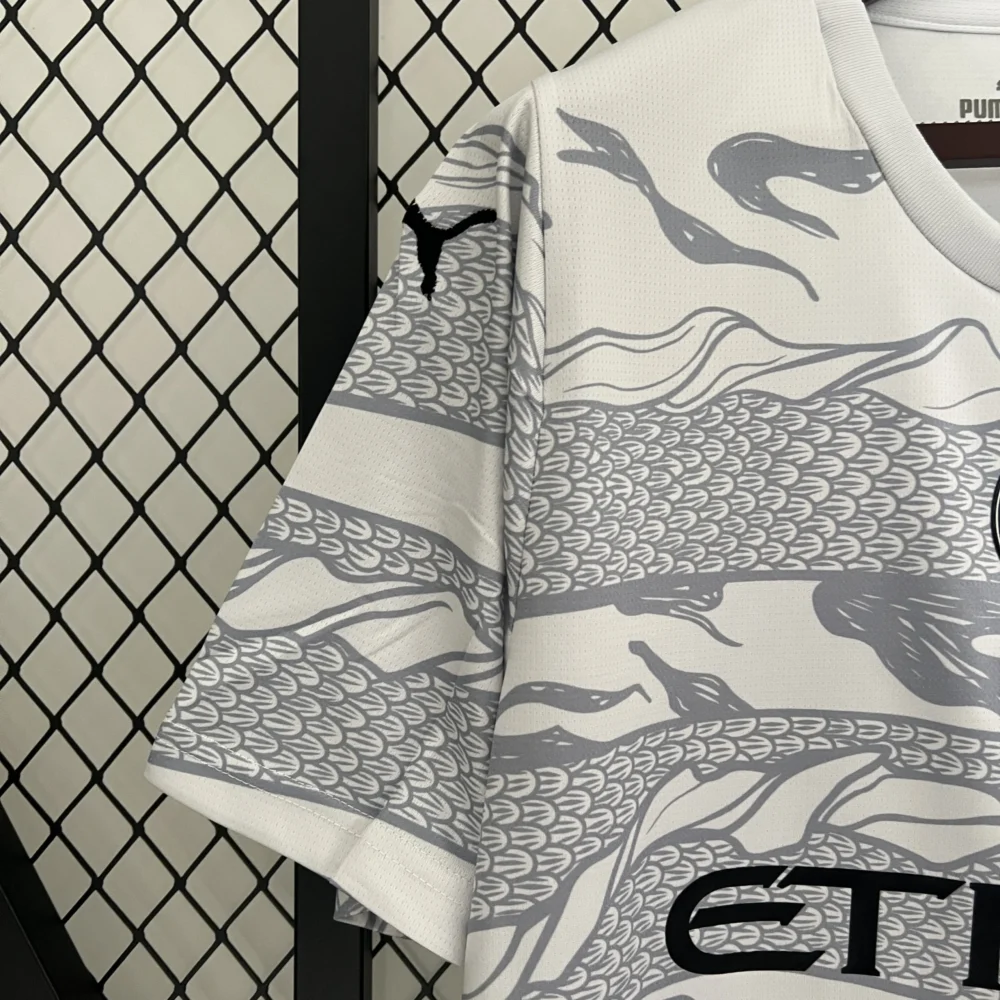 Manchester City Dragon Special Edition Football Jersey Shirt 2024/25 - Image 3