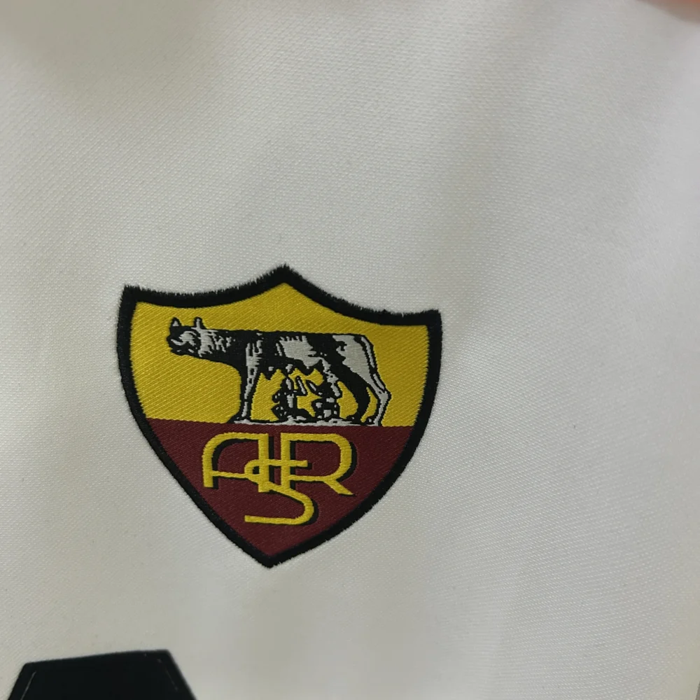 Roma Retro Soccer Jersey Away Custom Shirt 1998/99 - Image 6
