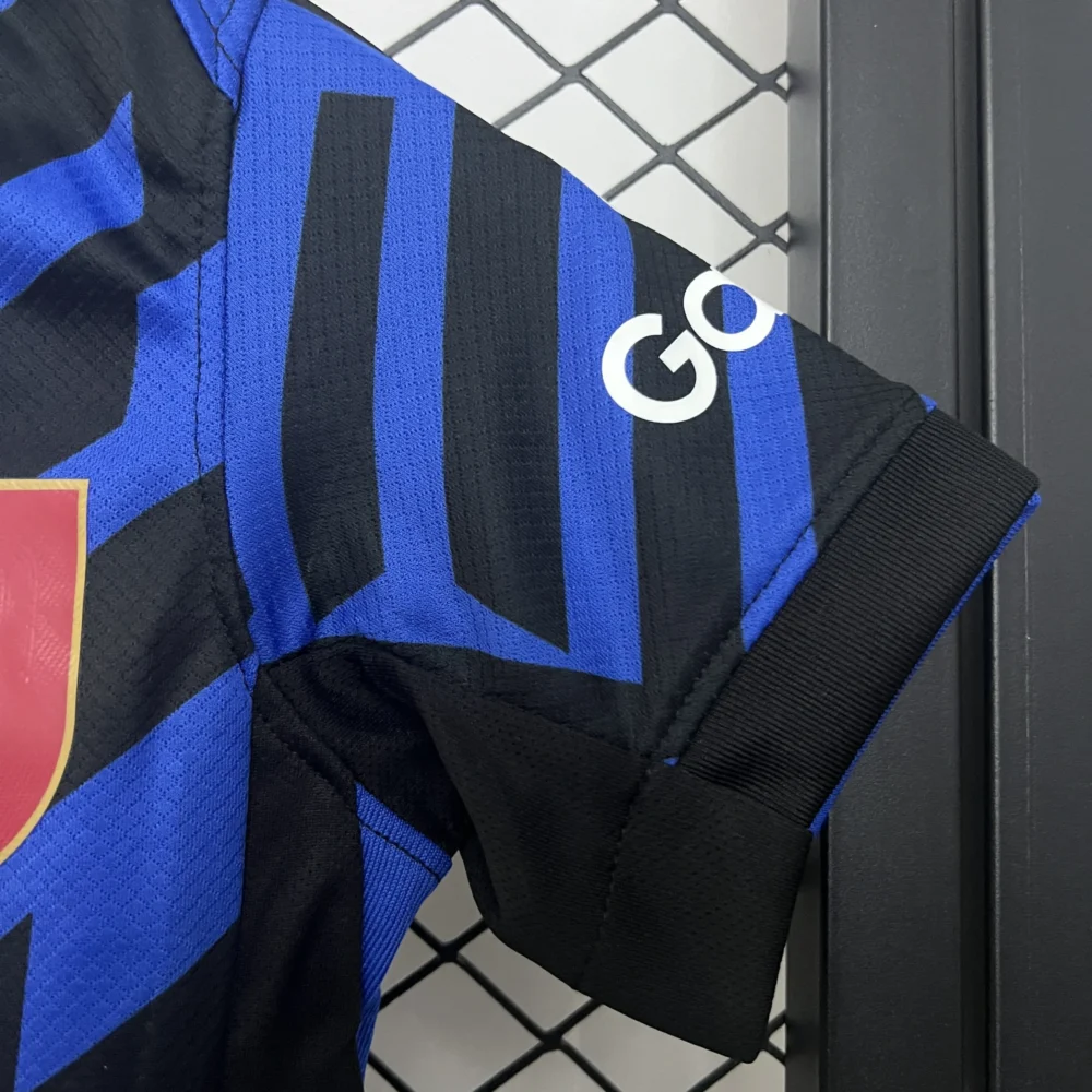 Inter Milan Soccer Jersey Home Kids Kit Jerseys+Shorts 2024/25 - Image 7
