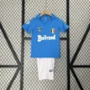 Napoli Retro Soccer Jersey Home Maradona Kids Kit Jerseys+Shorts 1987-88