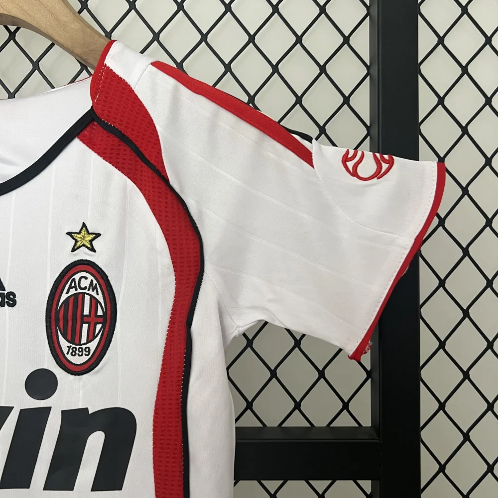 AC Milan Retro Soccer Jersey Away Kids Kit Jersey+Shorts 2006/07 - UCL Final - Image 6