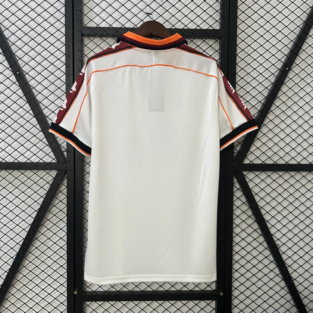 Roma Retro Soccer Jersey Away Custom Shirt 1998/99 - Image 2