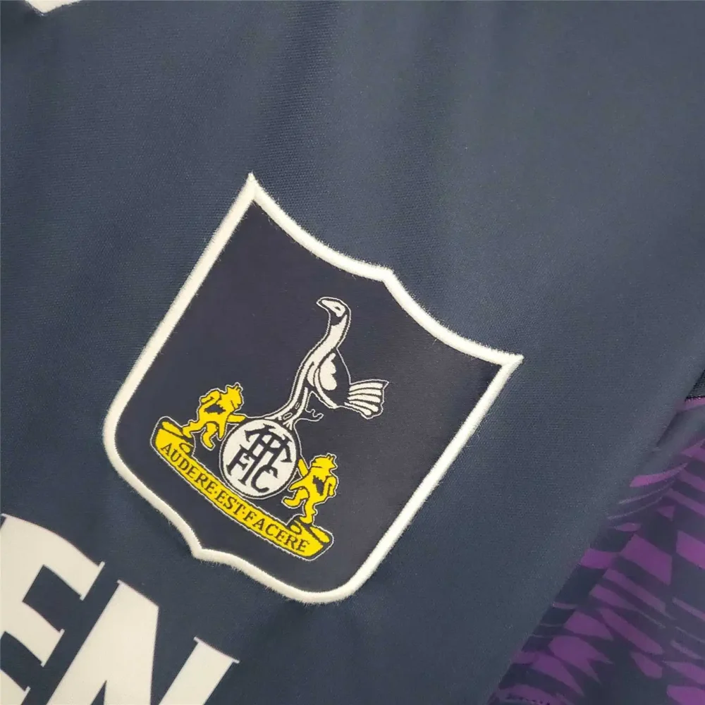 Tottenham Hotspur Retro Football Jersey Away Custom Shirt 1994/95 - Image 5