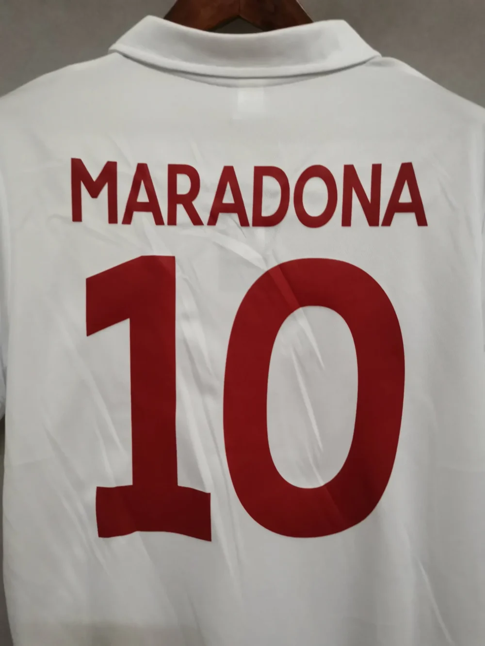 Maradona #10 Napoli Retro Soccer Jersey Away Shirt 1987-88 - Image 7