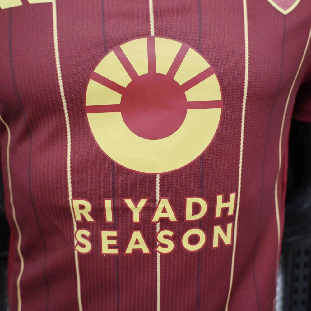 Roma Authentic Soccer Jersey Home Shirt 2024/25 - Image 4