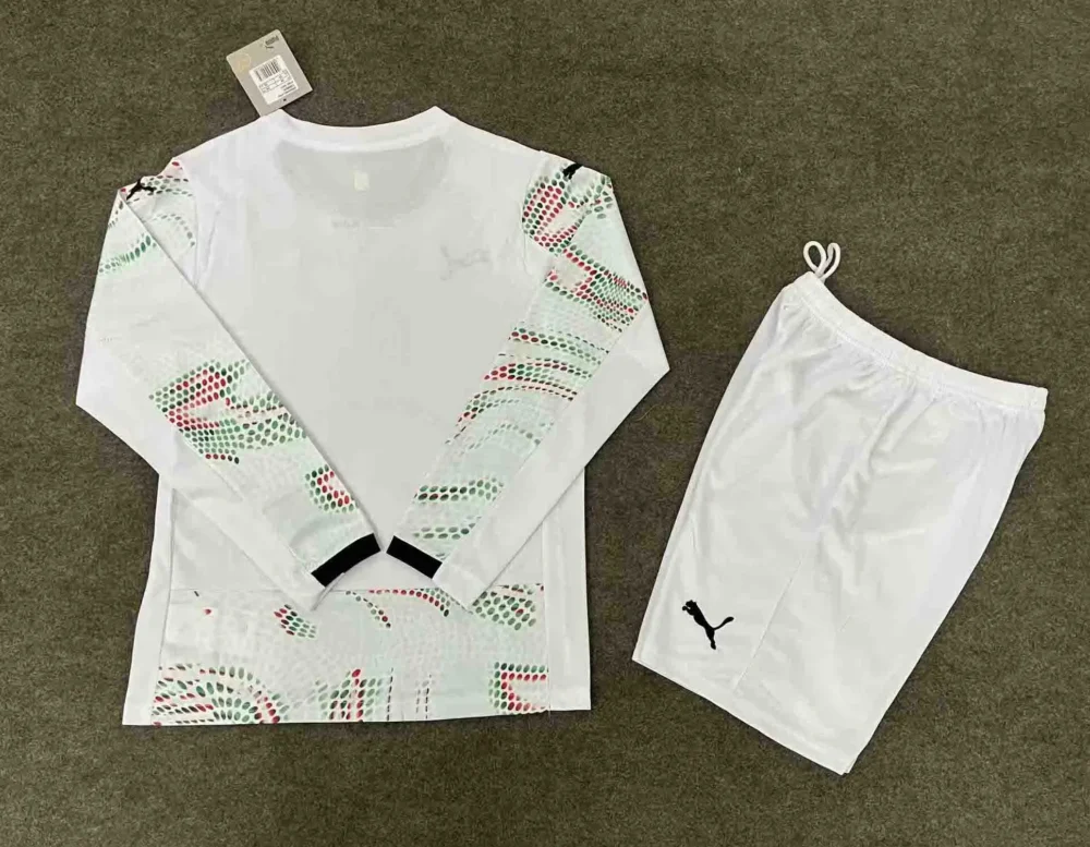 Portugal Away Football Uniform Kids Kit Jersey+Shorts Long Sleeve 2025 - Image 2