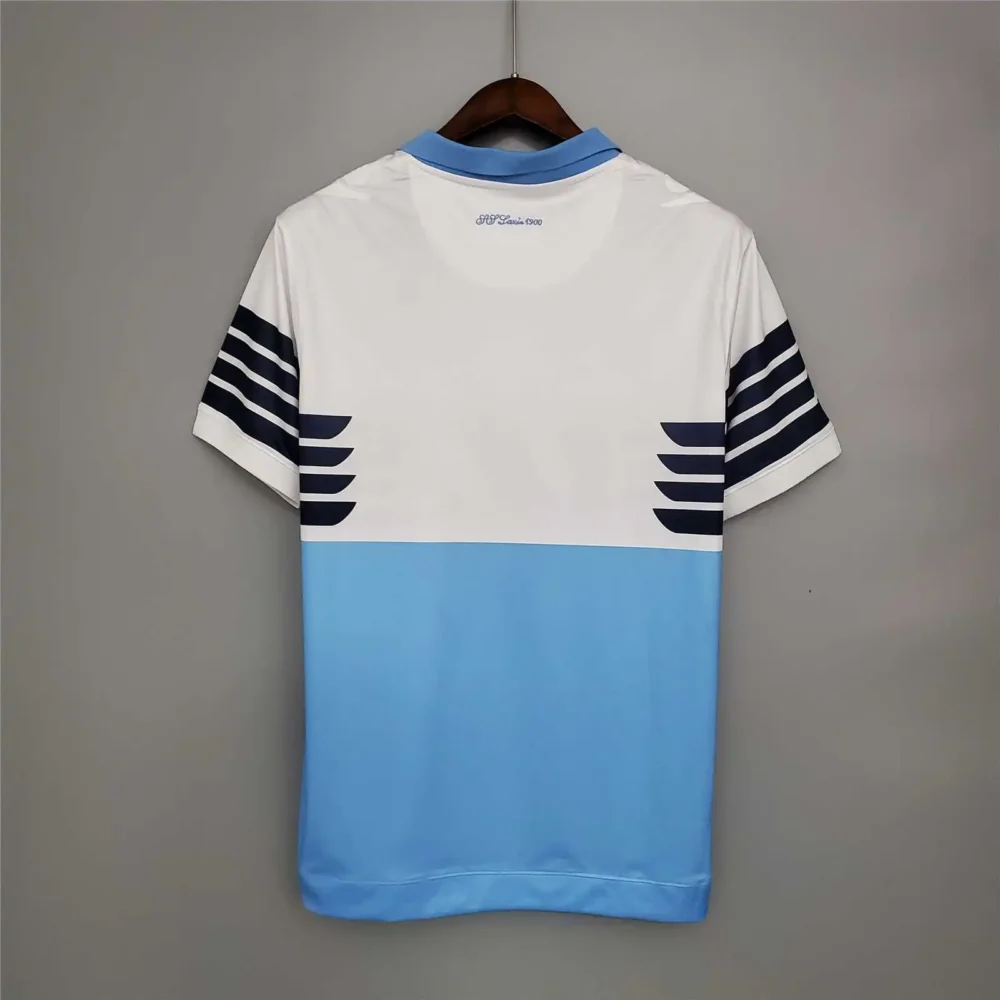 Lazio Retro Soccer Jersey Home Eagle Shirts Macron 115th Anniversary 2015/16 - Image 2