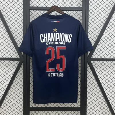 PSG Soccer Jersey Home x Champions of Europe 2025 Custom Shirt - Fan Version
