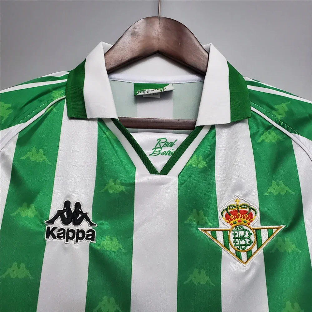 Real Betis Retro Jersey Home Soccer Shirt 1995/97 - Image 3